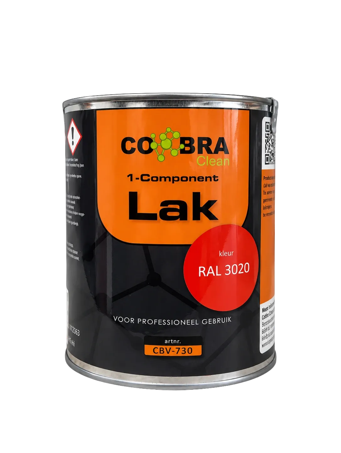 Cobra Clean 1 ltr Pot Rood RAL 3020