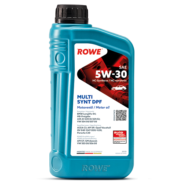 ROWE HIGHTEC MULTI SYNT DPF SAE 5W-30 1L (Uit doos van 12)