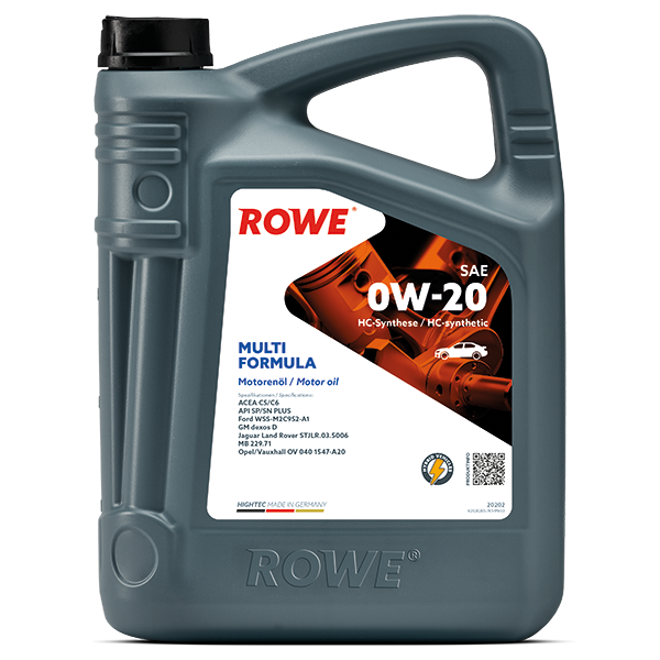 ROWE HIGHTEC MULTI FORMULA SAE 0W-20 5L (Uit doos van 4)