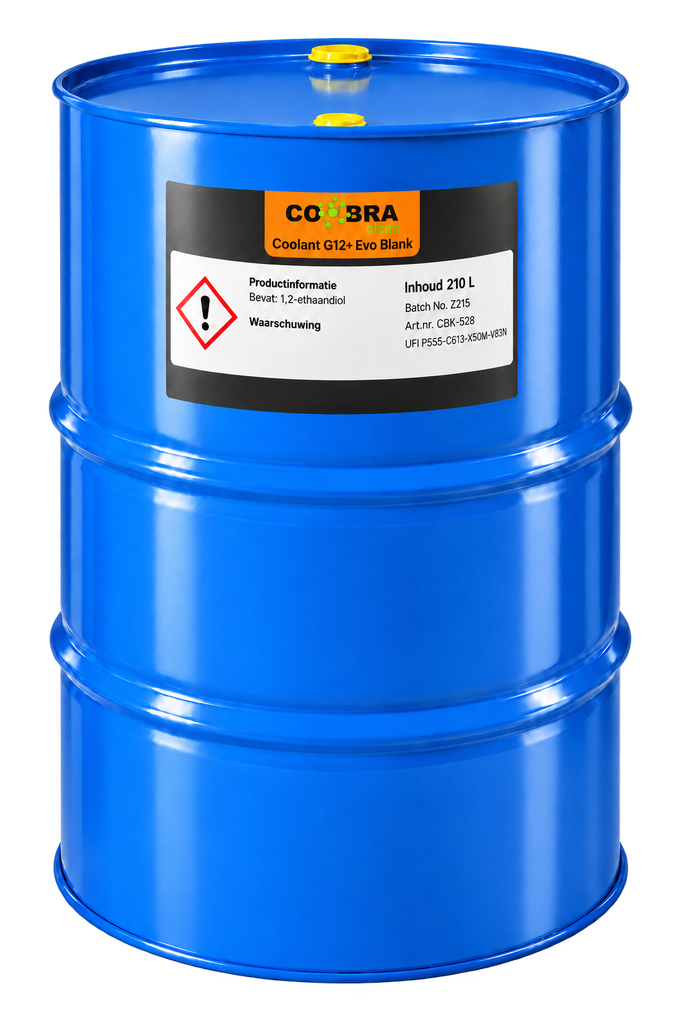 COBRA CLEAN COOLANT  G12+ EVO Blank 210L