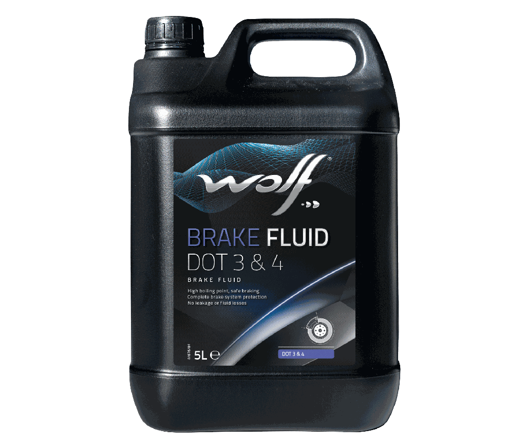 WOLF BRAKE FLUID DOT 3&4 5L