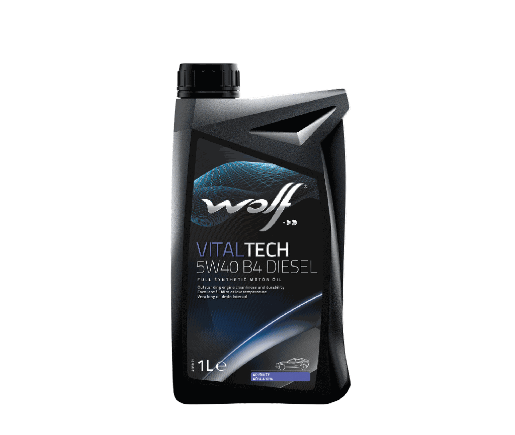 [8333903] WOLF VITALTECH 5W40 B4 DIESEL 1L