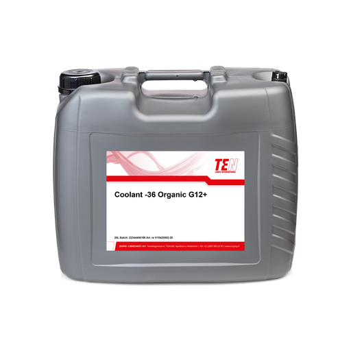 [[V10420502-60]] TEN LUBES COOLANT -36 ORGANIC G12+ RED DRUM 60L