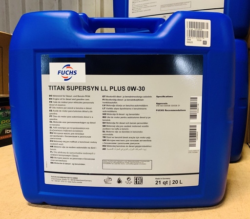 [600641139] FUCHS TITAN SUPERSYN LL PLUS 0W-30 Can 20L