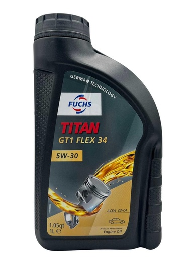[601889028] FUCHS TITAN GT1 FLEX 34 5W-30 1L (Uit doos van 12) 