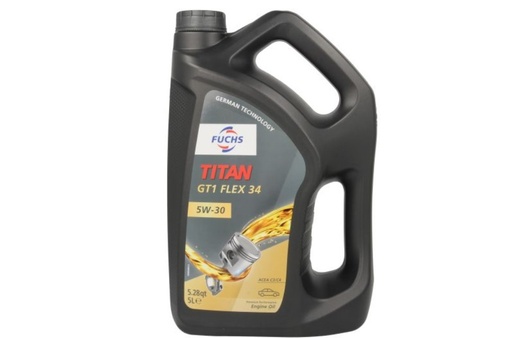 [601889035] FUCHS TITAN GT1 FLEX 34 5W-30 5L (Uit doos van 3) 
