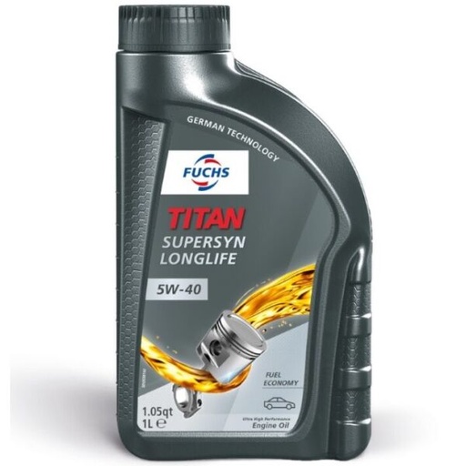 [602003065] FUCHS TITAN SUPERSYN LONGLIFE 5W-40 1L (Uit doos van 12) 