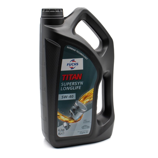 [602718938] FUCHS TITAN SUPERSYN LONGLIFE 5W-40 4L (Uit doos van 4) 