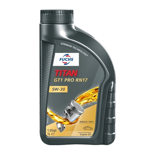[602008374] FUCHS TITAN GT1 PRO RN17 5W-30 1L (Uit doos van 12) 