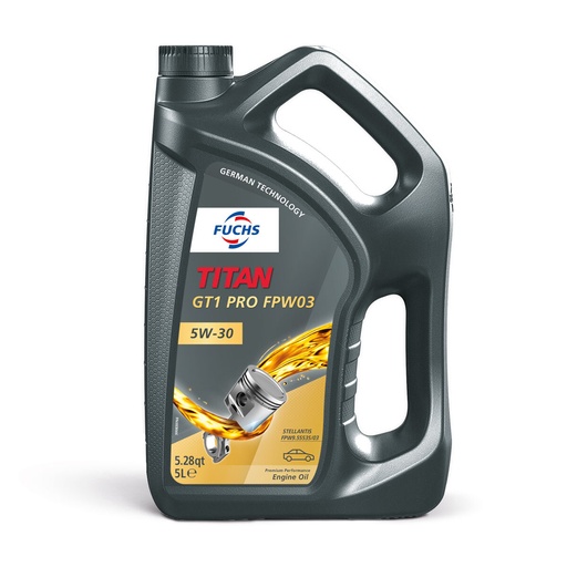 [602785978] FUCHS TITAN GT1 PRO FPW03 5W-30 5L (Uit doos van 3)