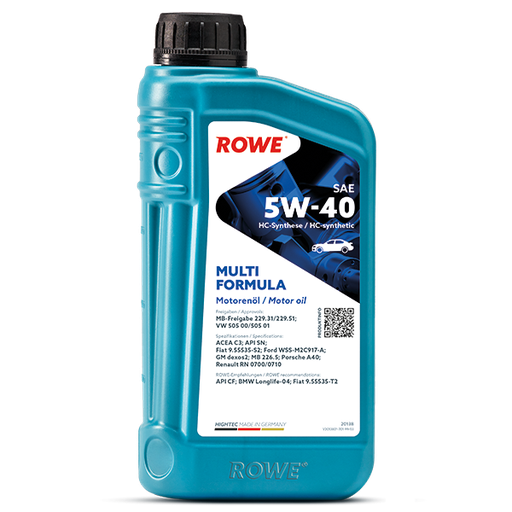 [20138-0010-99] ROWE HIGHTEC MULTI FORMULA SAE 5W-40 1L (Uit doos van 12)