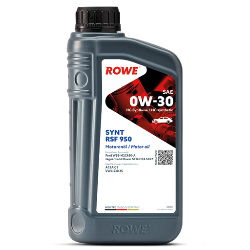 [20150-0010-99] ROWE HIGHTEC SYNT RSF 950 SAE 0W-30 1L (Uit doos van 12)