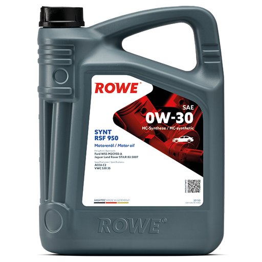 [20150-0050-99] ROWE HIGHTEC SYNT RSF 950 SAE 0W-30 5L (Uit doos van 4)