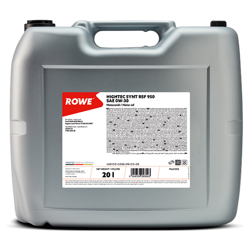 [20150-0200-99] ROWE HIGHTEC SYNT RSF 950 SAE 0W-30 Can 20L