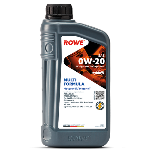 [20202-0010-99] ROWE HIGHTEC MULTI FORMULA SAE 0W-20 1L (Uit doos van 12)