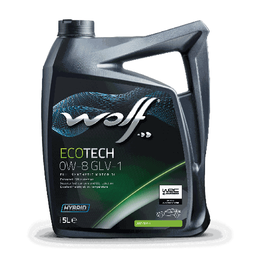[1051241] WOLF ECOTECH 0W-8 GLV-1 5L