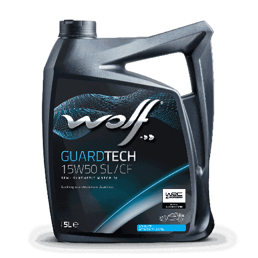 [8300516] WOLF GUARDTECH 15W50 SL/CF 5L