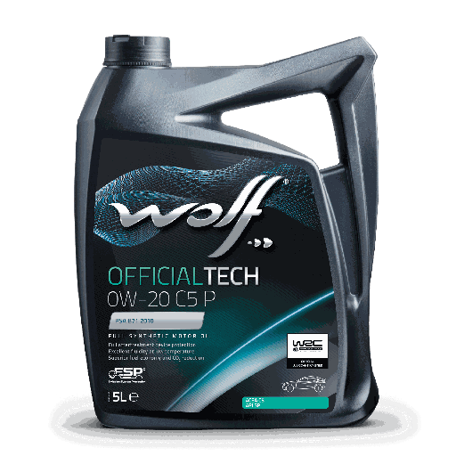 [1052065] WOLF OFFICIALTECH 0W-20 C5 P 5L
