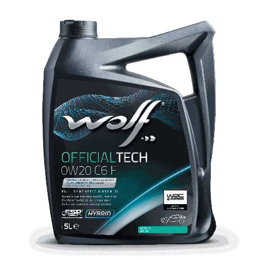 [1048795] WOLF OFFICIALTECH 0W20 C6 F 5L
