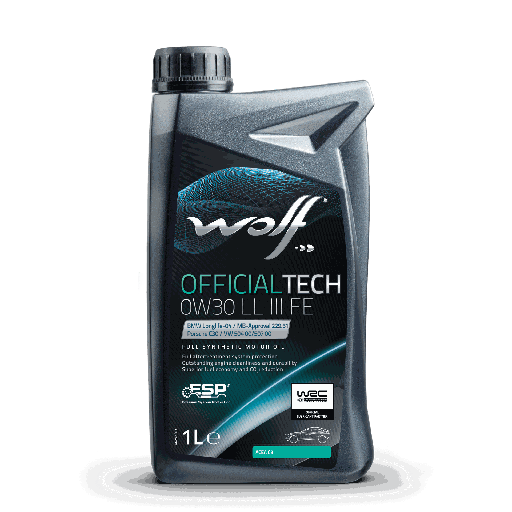 [1044342] WOLF OFFICIALTECH 0W30 LL III FE 1L